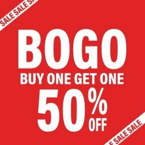 BOGO - SALE EXTENDED!!! Buy One Get One 50% Off